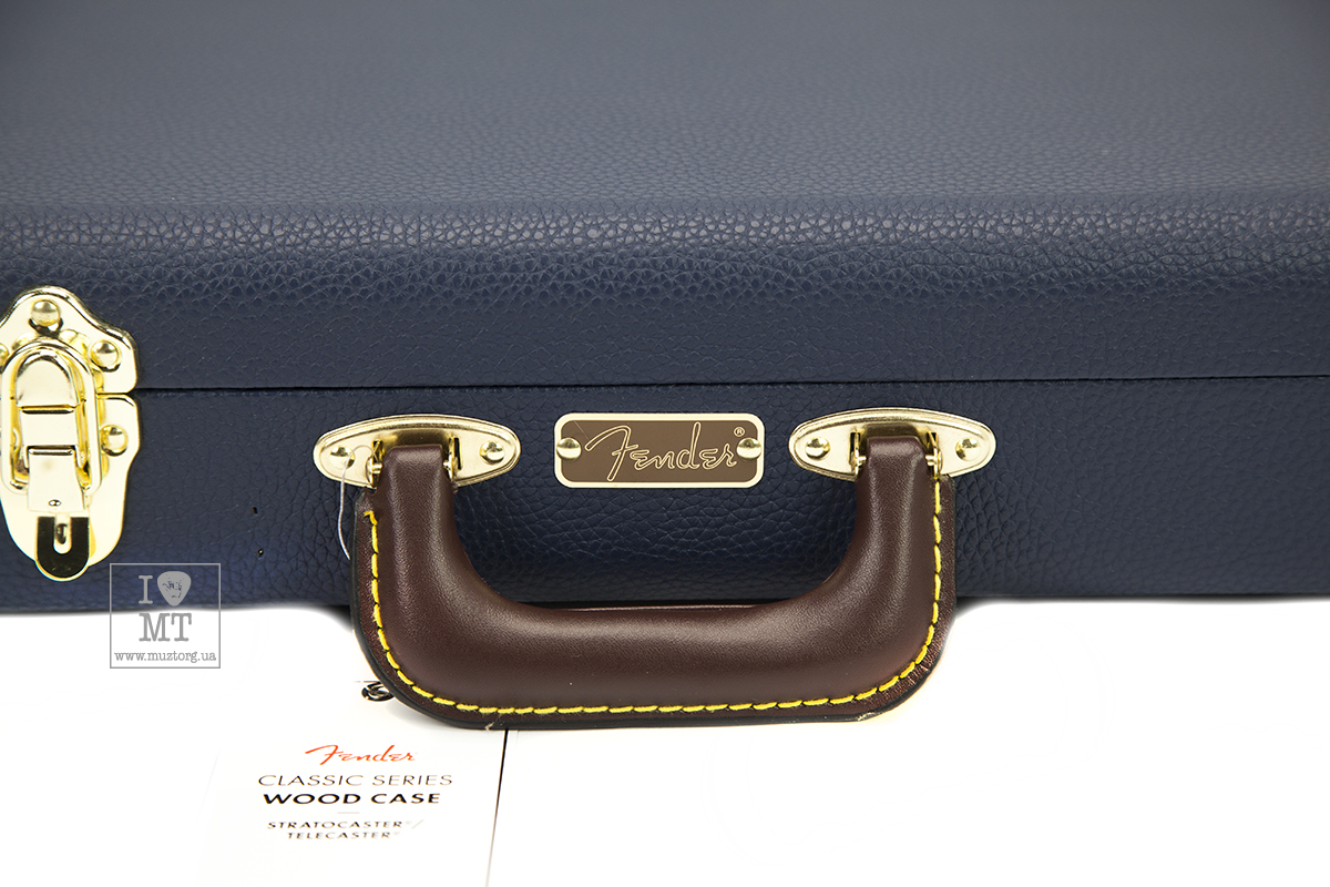 Кейс для електрогітари FENDER CLASSIC SERIES WOOD CASE STRAT/TELE NAVY BLUE