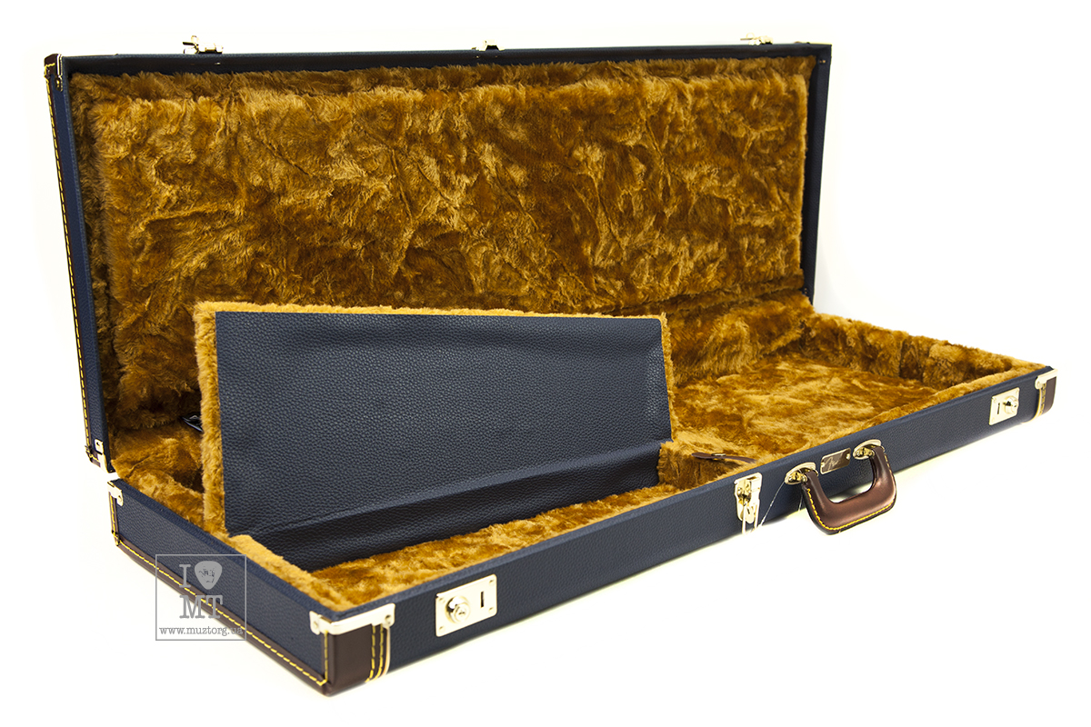 Кейс для електрогітари FENDER CLASSIC SERIES WOOD CASE STRAT/TELE NAVY BLUE
