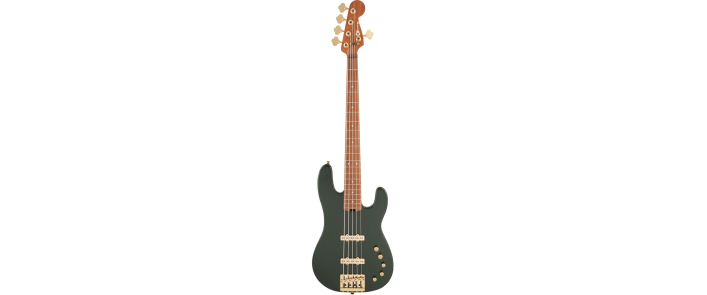 CHARVEL PRO-MOD SAN DIMAS BASS JJ V LAMBO GREEN METALLIC Бас-гитара