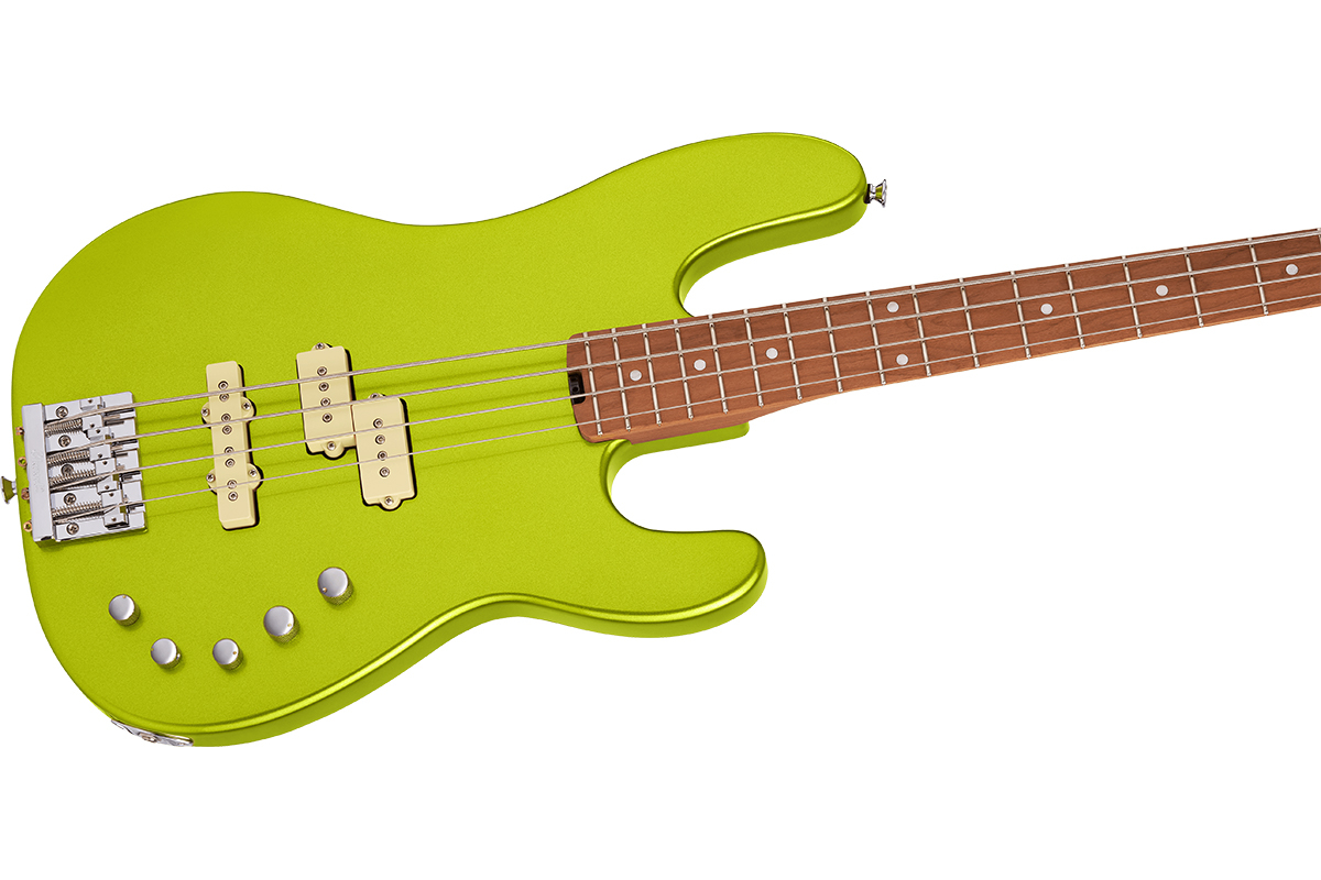 CHARVEL PRO-MOD SAN DIMAS BASS PJ IV LIME GREEN METALLIC Бас-гитара