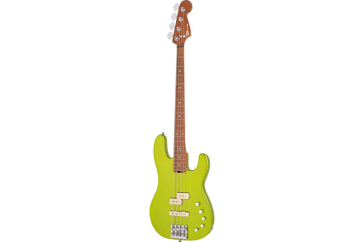 CHARVEL PRO-MOD SAN DIMAS BASS PJ IV LIME GREEN METALLIC Бас-гитара