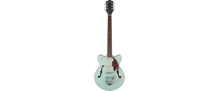 Гитара полуакустическая GRETSCH G2655T-P90 STREAMLINER CENTER BLOCK JR. DOUBLE-CUT P90 WITH BIGSBY MINT METALLIC