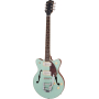 Гитара полуакустическая GRETSCH G2655T-P90 STREAMLINER CENTER BLOCK JR. DOUBLE-CUT P90 WITH BIGSBY MINT METALLIC