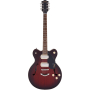 Гитара полуакустическая GRETSCH G2622-P90 STREAMLINER CENTER BLOCK DOUBLE-CUT WITH V-STOPTAIL CLARET BURST