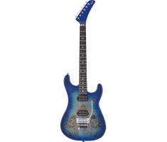 EVH 5150 SERIES DELUXE POPLAR BURL AQUA BURST Електрогітара