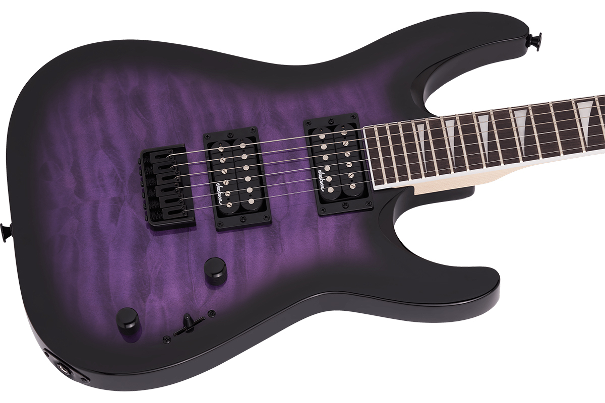 Электрогитара JACKSON JS SERIES DINKY ARCH TOP JS32Q DKA HT TRANSPARENT PURPLE BURST