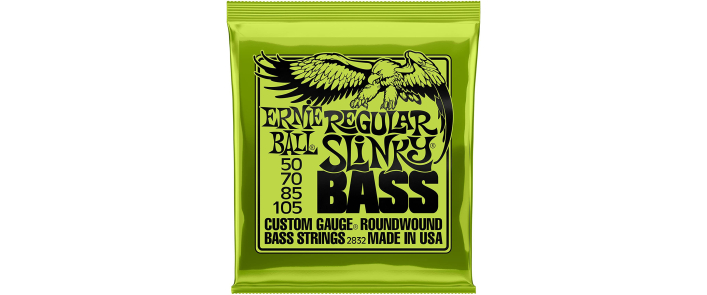 Струны для бас-гитар ERNIE BALL 2832 Regular Slinky Bass Nickel Wound 50/105