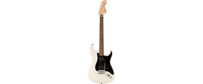 Электрогитара SQUIER by FENDER AFFINITY SERIES STRATOCASTER HH LR OLYMPIC WHITE