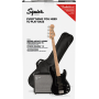 Гитарный набор с бас-гитарой SQUIER AFFINITY SERIES PJ BASS START PACK BLACK