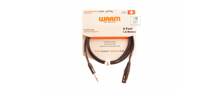 Кабель коммутационный WARM AUDIO Pro-XLRf-TRSm-6'