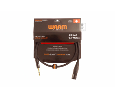 Кабель коммутационный WARM AUDIO Prem-XLRm-TRSm-3'