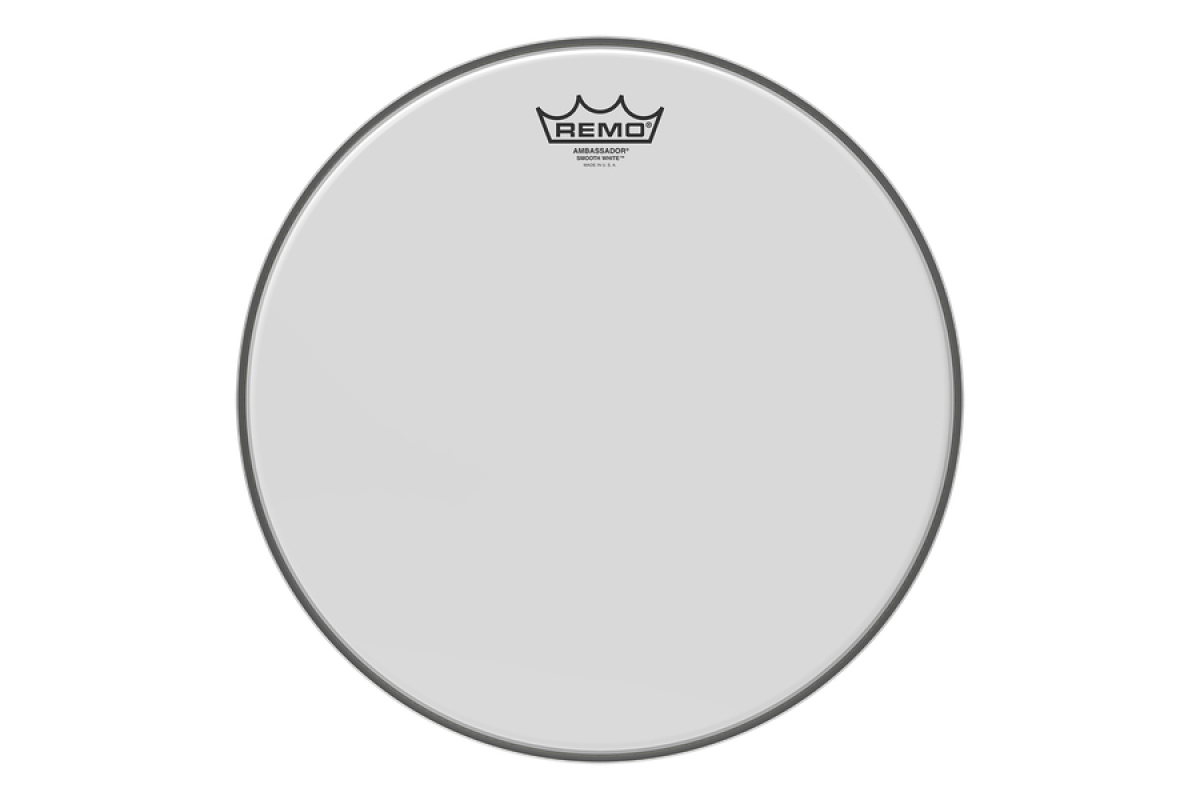 Пластик для барабана REMO 10" AMBASSADOR SMOOTH WHITE