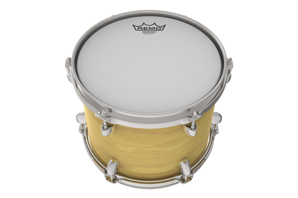 Пластик для барабана REMO 10" AMBASSADOR SMOOTH WHITE