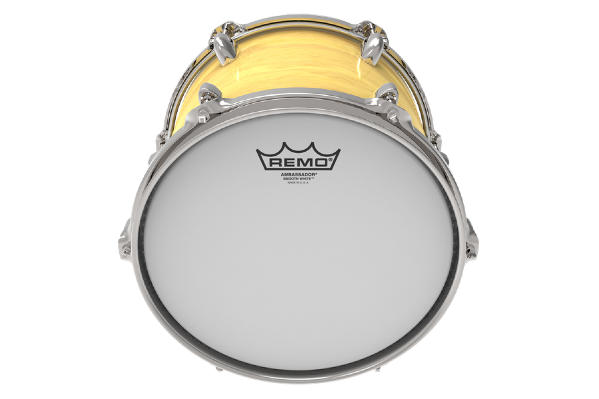 REMO 16" AMBASSADOR SMOOTH WHITE Пластик для барабана