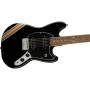 Электрогитара SQUIER by FENDER BULLET MUSTANG FSR HH BLACK w/COMPETITION STRIPES