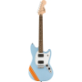 Электрогитара SQUIER by FENDER BULLET MUSTANG FSR HH DAPHNE BLUE w/COMPETITION STRIPES