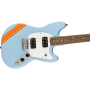 Электрогитара SQUIER by FENDER BULLET MUSTANG FSR HH DAPHNE BLUE w/COMPETITION STRIPES