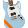 Электрогитара SQUIER by FENDER BULLET MUSTANG FSR HH DAPHNE BLUE w/COMPETITION STRIPES