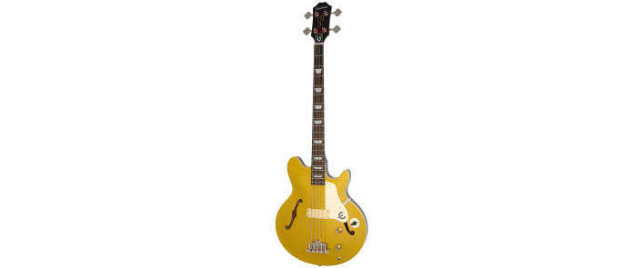 EPIPHONE JACK CASADY BASS METALLIC GOLD Бас-гітара напівакустична
