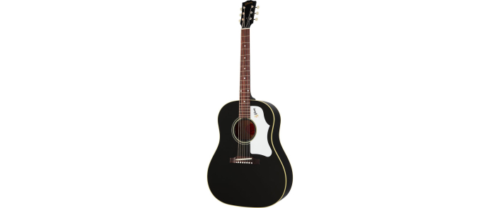 GIBSON J-45 ORIGINAL 60s (ADJUSTABLE SADDLE) EBONY Гитара акустическая