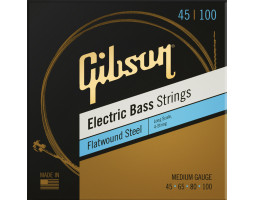 GIBSON SBG-FWLS12 LONG SCALE FLATWOUND BASS STRINGS MEDIUM Струны для бас-гитар