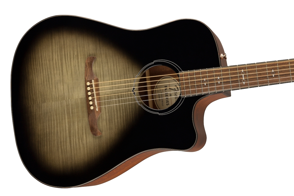 FENDER FA-325CE DREADNOUGHT FSR LRL MOONLIGHT BURST Гитара электроакустическая