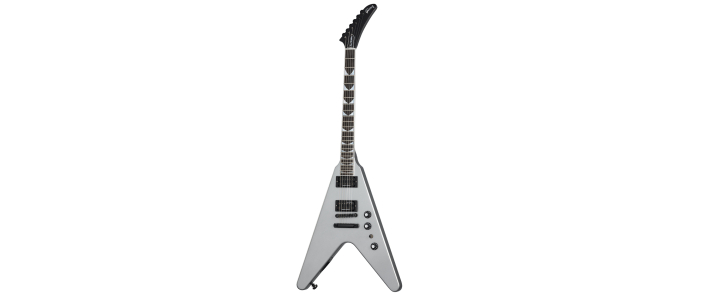 GIBSON DAVE MUSTAINE FLYING V EXP SILVER METALLIC Електрогітара