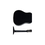 GIBSON J-45 ORIGINAL 50s EBONY Гитара электроакустическая