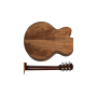 GIBSON J-185 EC MODERN WALNUT WALNUT BURST Гітара електроакустична