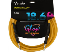 FENDER CABLE PROFESSIONAL SERIES 18.6' GLOW IN DARK ORANGE Кабель инструментальный