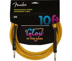 Кабель інструментальний FENDER CABLE PROFESSIONAL SERIES 10' GLOW IN DARK ORANGE