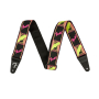 Ремень гитарный FENDER STRAP 2" NEON MONOGRAMMED YELLOW PINK