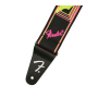 Ремень гитарный FENDER STRAP 2" NEON MONOGRAMMED YELLOW PINK