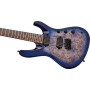 JACKSON PRO SIGNATURE CHRIS BRODERICK SOLOIST HT7P GLOSS TRANSPARENT BLUE Электрогитара