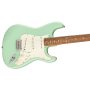 FENDER PLAYER STRATOCASTER PF SURF GREEN w/MATCHING HEADSTOCK LTD Электрогитара