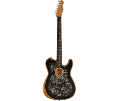 FENDER AMERICAN ACOUSTASONIC TELECASTER BLACK PAISLEY LTD Електрогітара