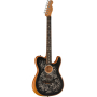 FENDER AMERICAN ACOUSTASONIC TELECASTER BLACK PAISLEY LTD Электрогитара