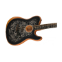 FENDER AMERICAN ACOUSTASONIC TELECASTER BLACK PAISLEY LTD Электрогитара