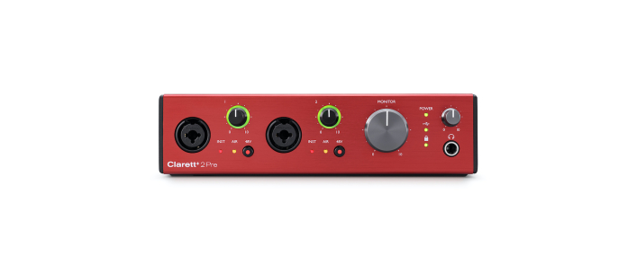Аудіоінтерфейс FOCUSRITE Clarett+ 2Pre