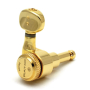 Колки для гитары GRAPH TECH PRL-8731-G0 Electric Locking 6 In-line Classic Gold 2 Pin