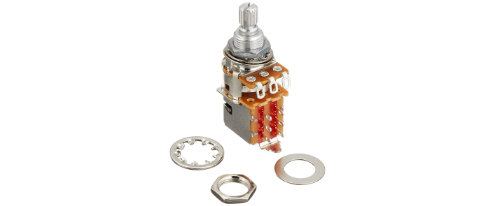 Потенциометр пуш-пул FENDER POTENTIOMETER PUSH-PULL 250K SPLIT