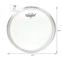 Пластик для барабана REMO EMPEROR 10" CLEAR