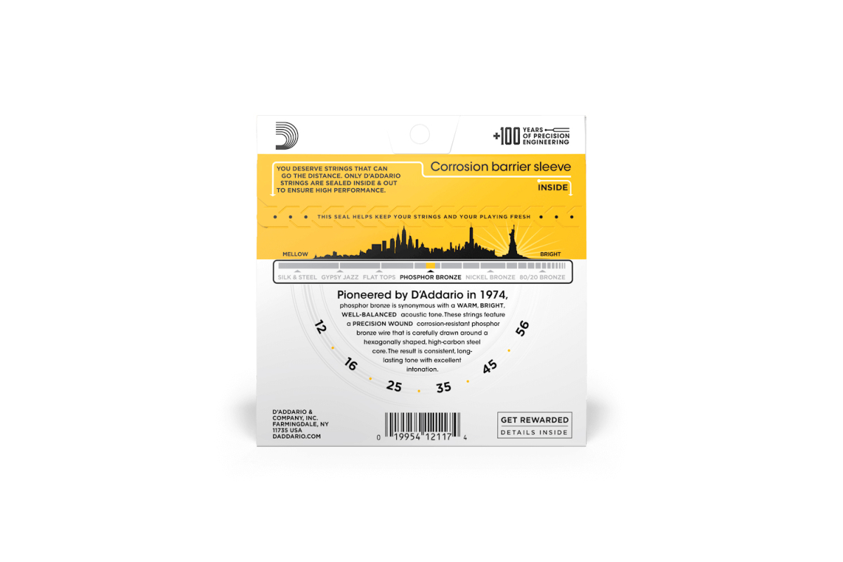 D'ADDARIO EJ-19 Струни для акустичних гітар