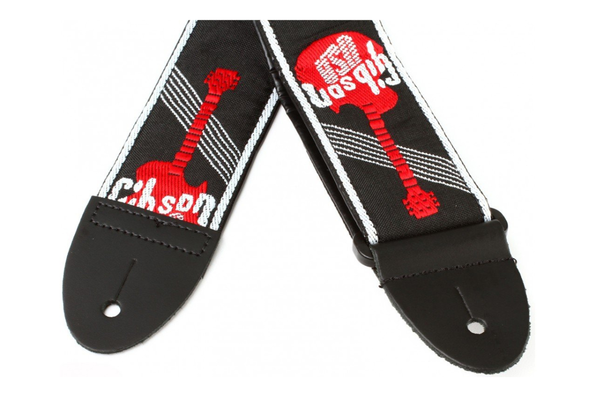GIBSON ASGG-600 WOVEN STYLE 2 STRAP W GIBSON LOGO Ремень гитарный