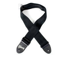 GIBSON ASGSB-10 REGULAR STYLE 2 SAFETY STRAP JET BLACK Ремень гитарный GIBSON ASGSB-10 REGULAR STYLE 2 SAFETY STRAP JET BLACK Ремень гитарный