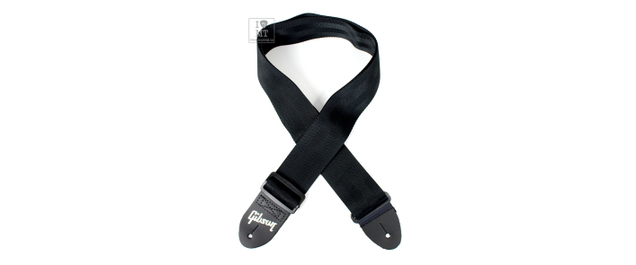 GIBSON ASGSB-10 REGULAR STYLE 2 SAFETY STRAP JET BLACK Ремень гитарный