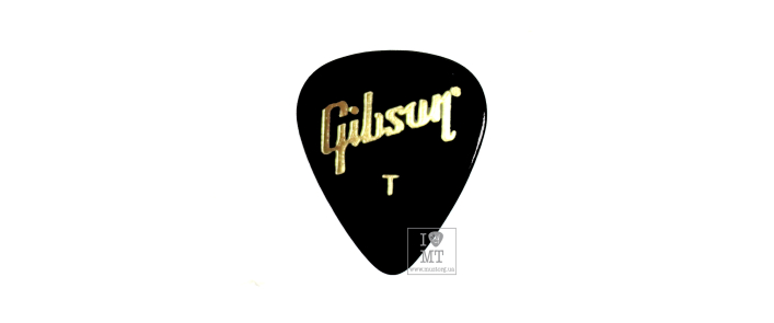 Медиатор GIBSON APRGG-74T 1/2 GROSS BLACK STANDARD STYLE/THIN