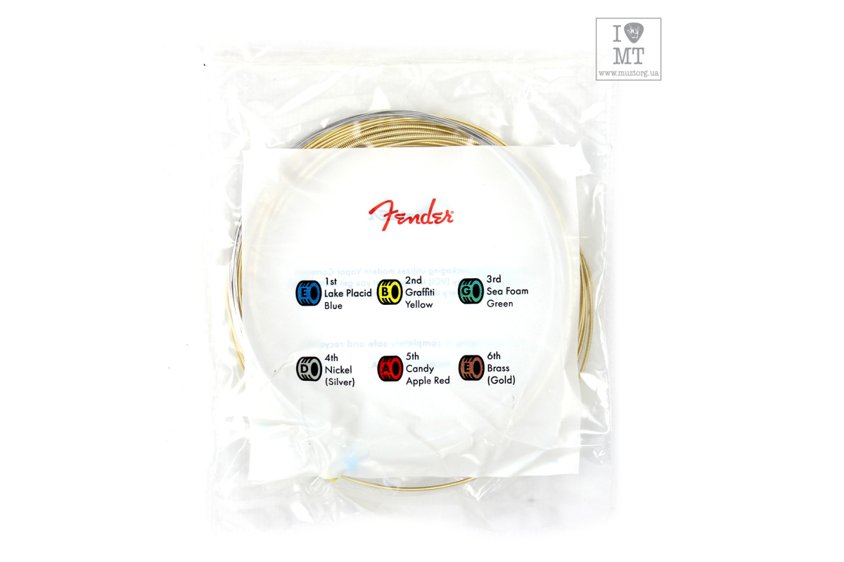 Струны для акустических гитар FENDER 70M 80/20 BRONZE ACOUSTIC STRING 13-56