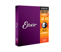 Струни для акустичних гітар ELIXIR PB NW EL