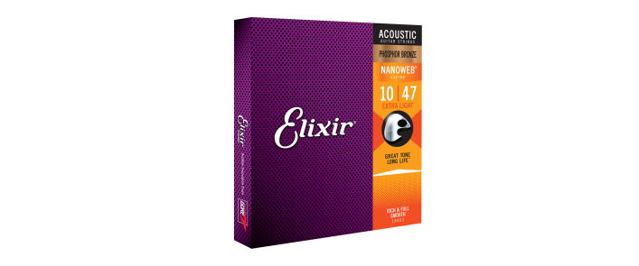 Струни для акустичних гітар ELIXIR PB NW EL